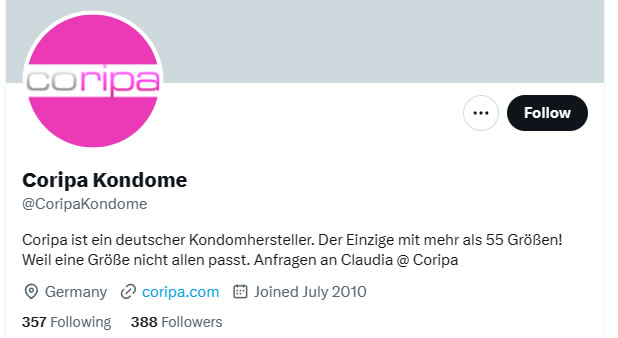 Coripa auf Twitter